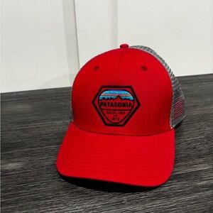Patagonia Red Cap with Mesh Back